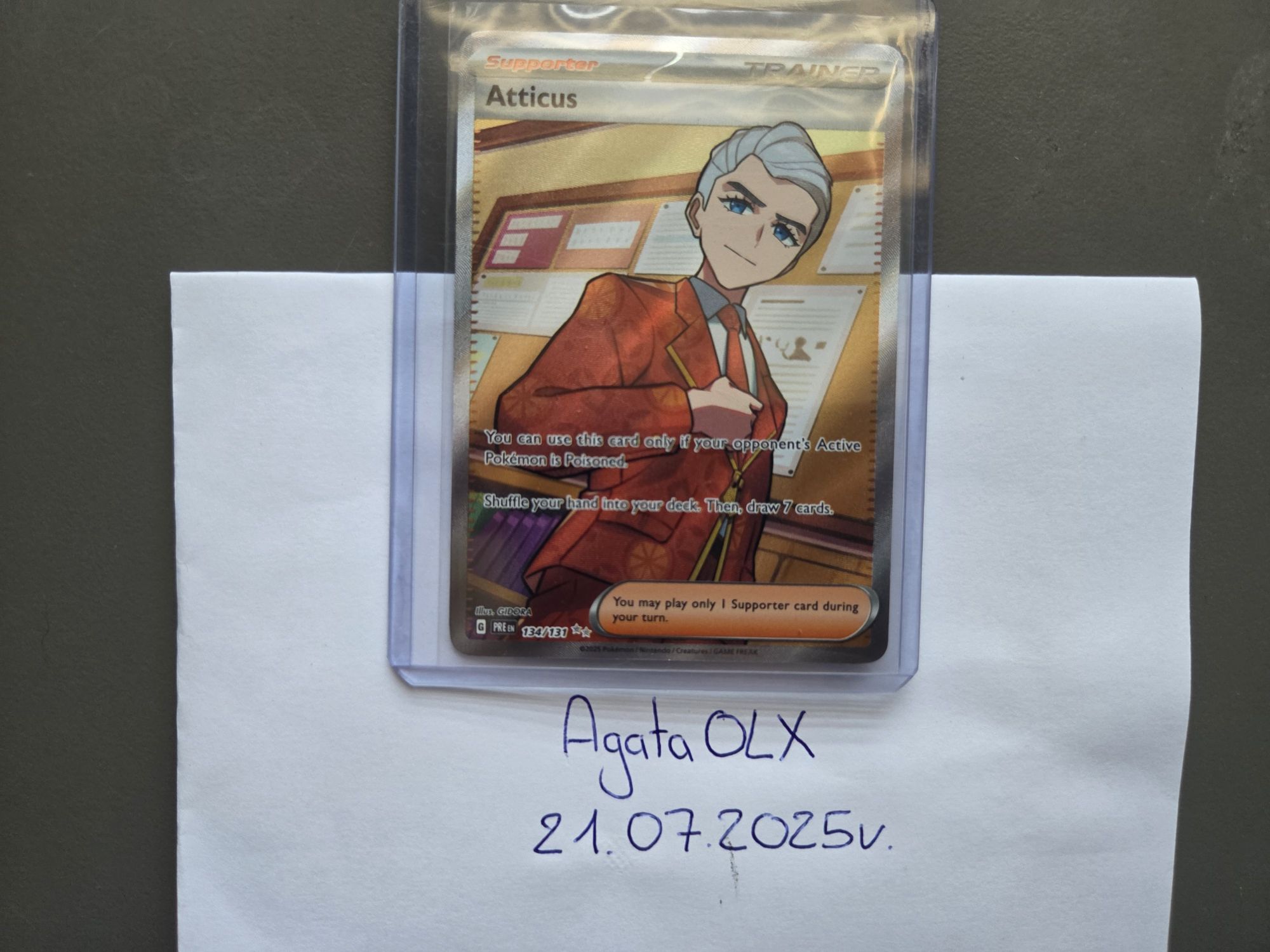 Pokémon TCG: Atticus (PRE 134) - Prismatic Evolutions