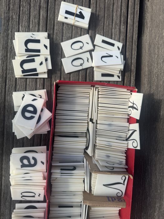 Letras moveis para primaria