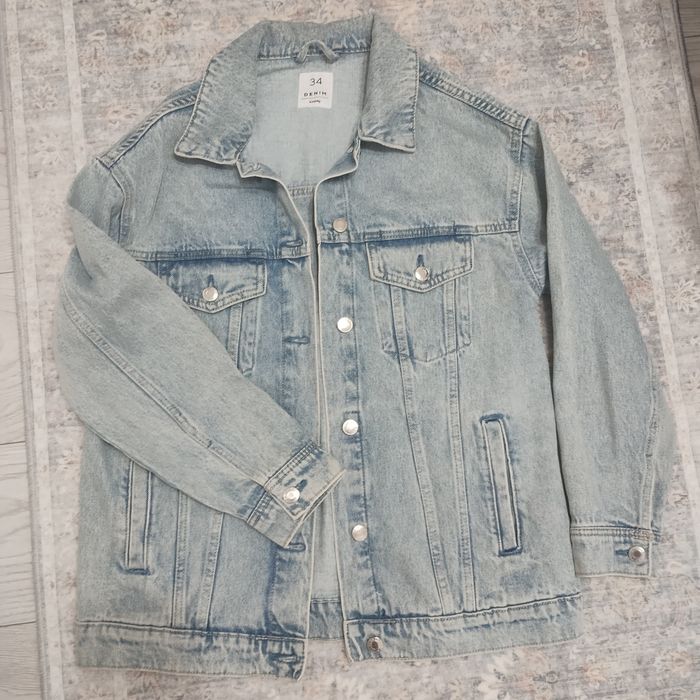 Kurtka jeansowa Sinsey, katana damska oversize