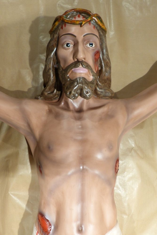 Cristo vivo em terracota 1,70m