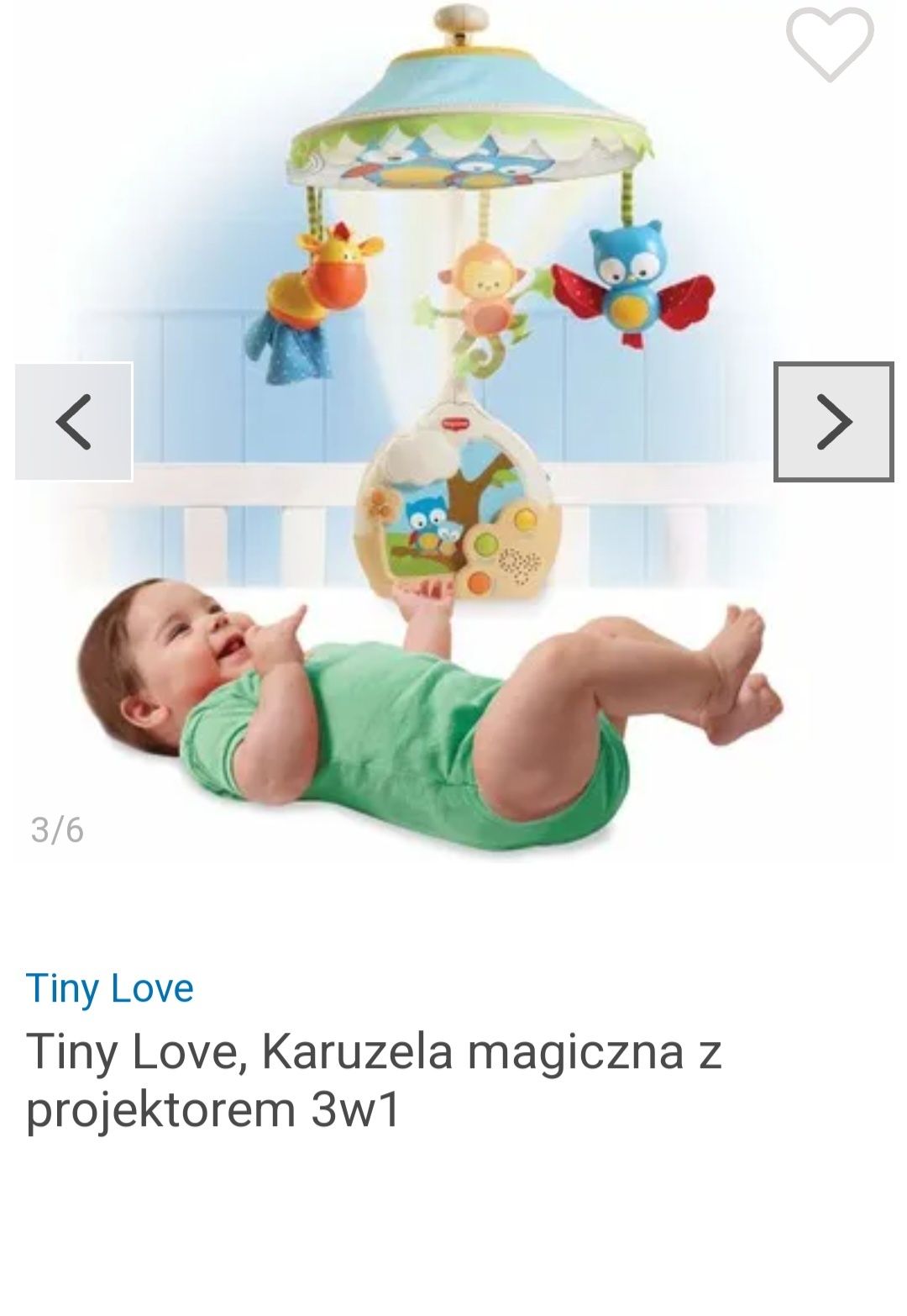 Karuzela tiny love magiczna z projektorem