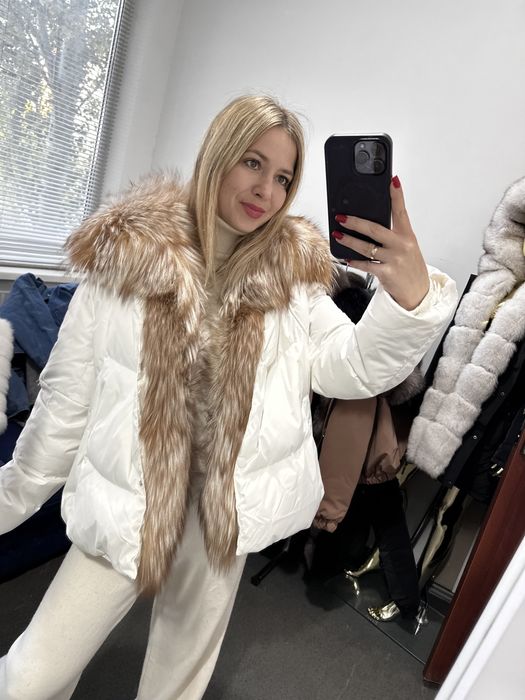 2025 Зимова куртка з хутром Примірка Дніпро