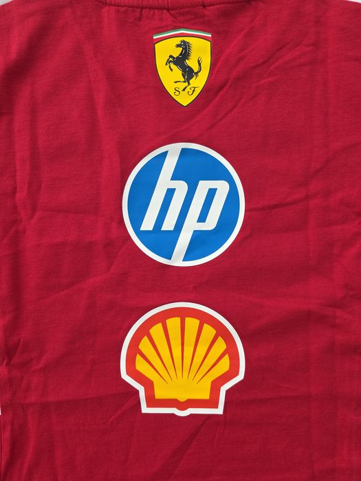 Scuderia Ferrari 2025, damska koszulka F1, Formuła 1, Leclerc, S