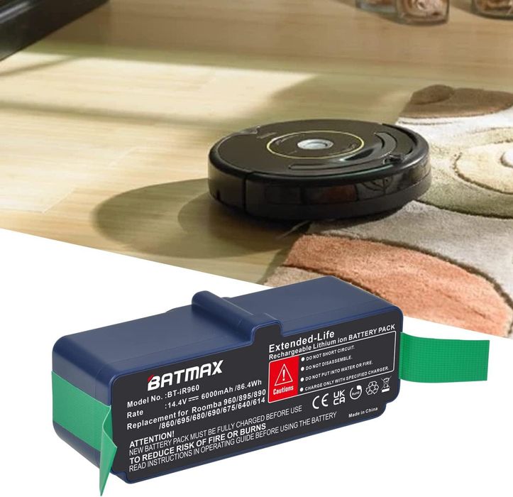 Bateria do robota sprzątającego iRobot Roomba – Batmax 6000mAh 14.4