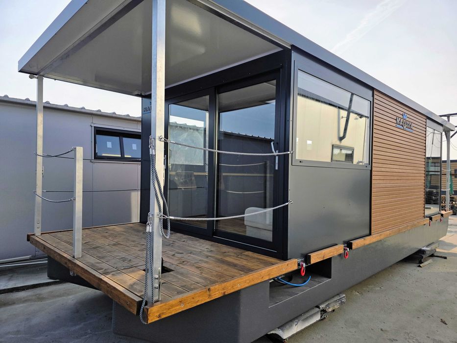 L 5 Alu Houseboat Hausboot Dom na wodzie Pływający łódź kabinowa Jacht