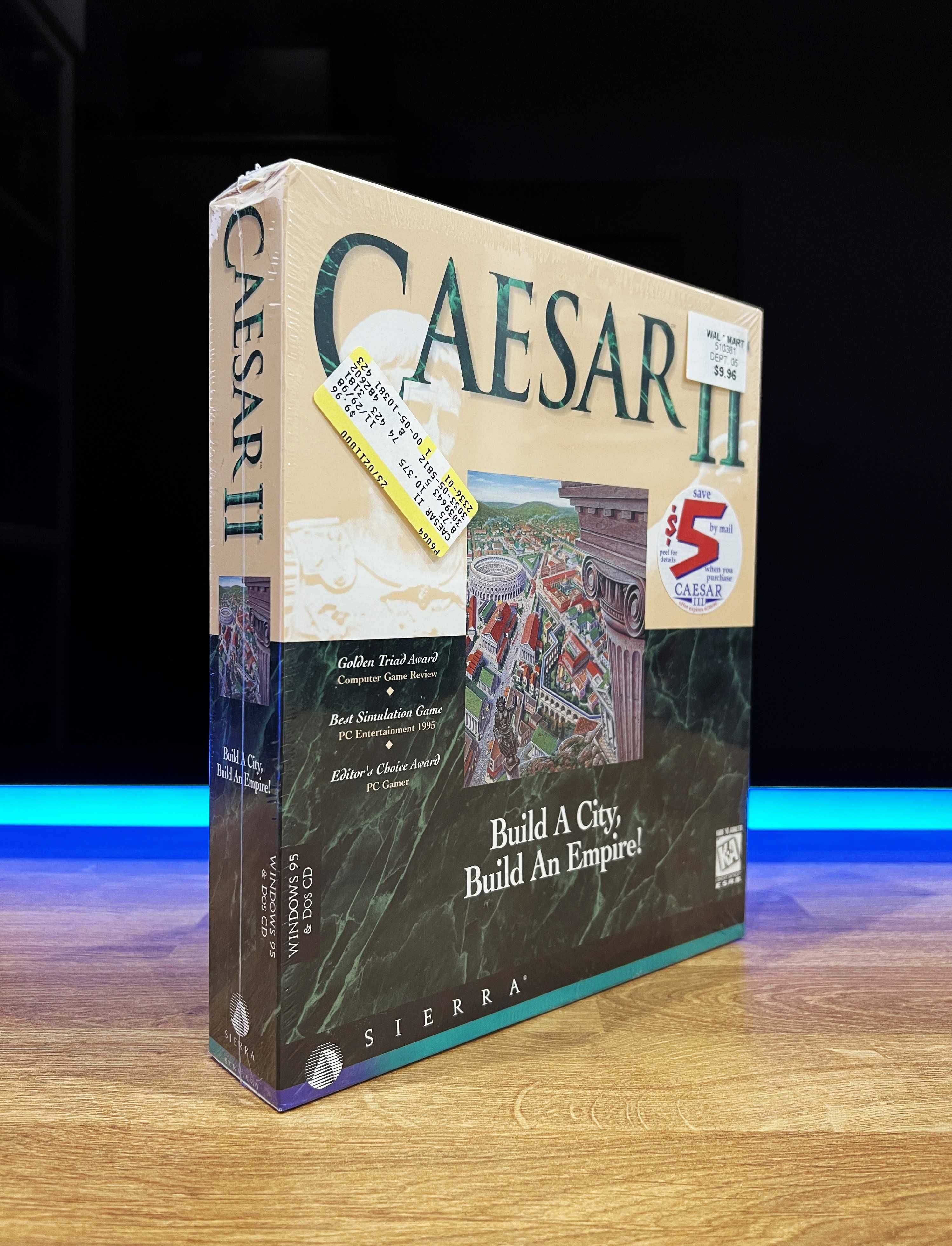 Caesar / Cezar II 2 (PC EN 1995) BIG BOX wydanie USA