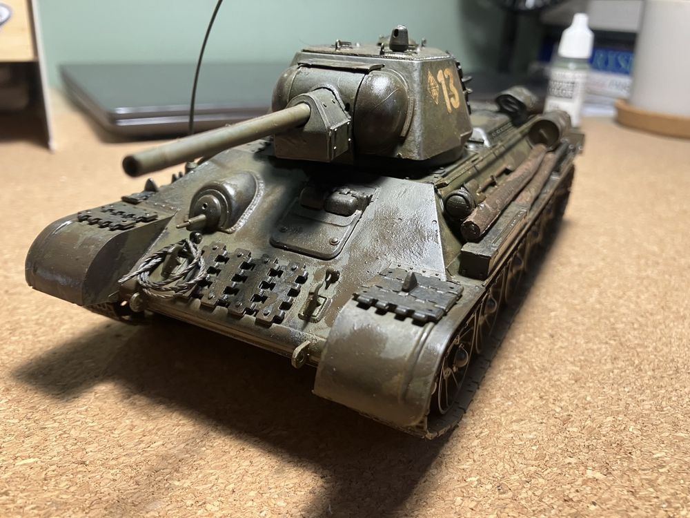 Model do sklejania T-34 Tamiya Modelarstwo Diorama Czołg II Wojna