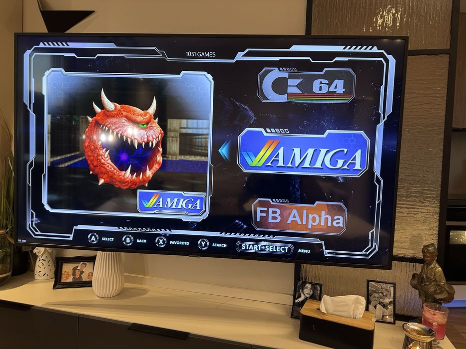 Retro Konsola 4K, 41 tys gier, 2 pady, bezprzewodowa. PSX, Amiga, Pega