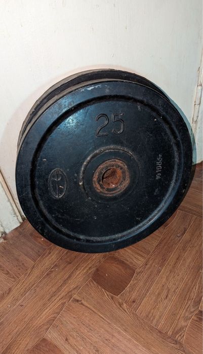 Динамо гриф олимпийский 220 см 25 кг блины 2х25 кг гири гантели штанга