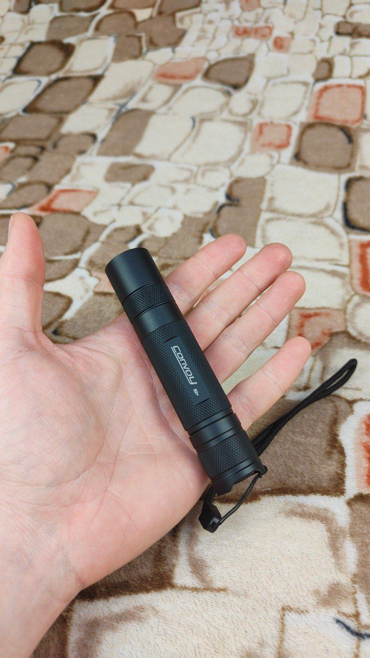 Яскравий потужний ліхтар фонарь Convoy S2+ SST20 6500K 18650