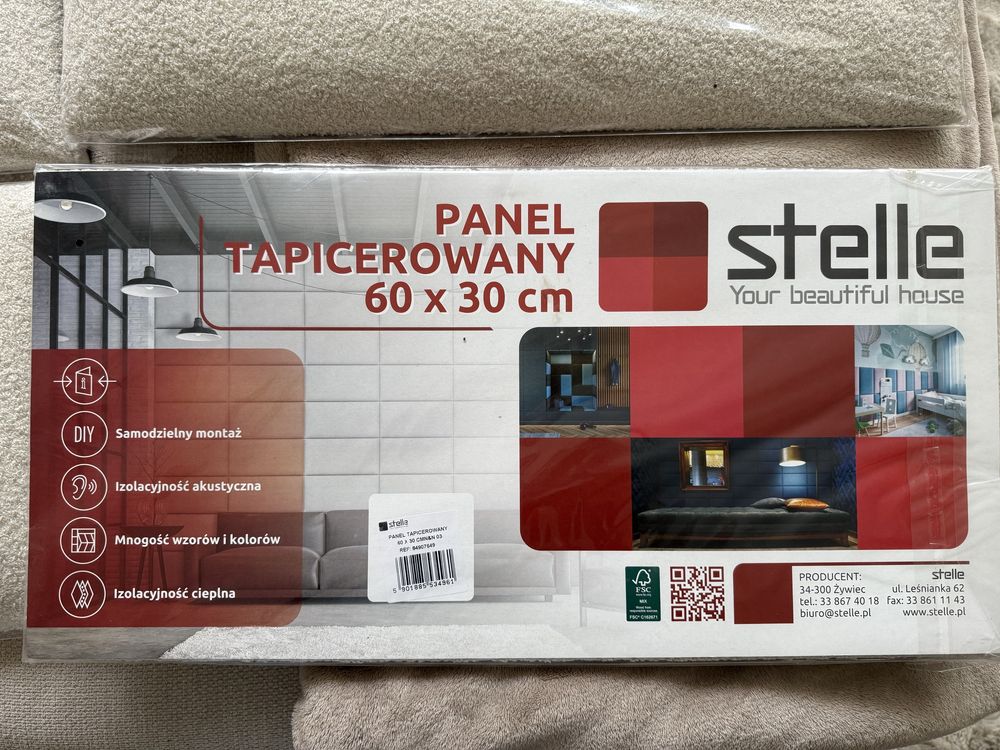Panele tapicerowane baranek