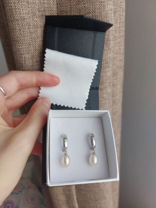 Натуральні перлини сережки, кульчики, підвіски ..