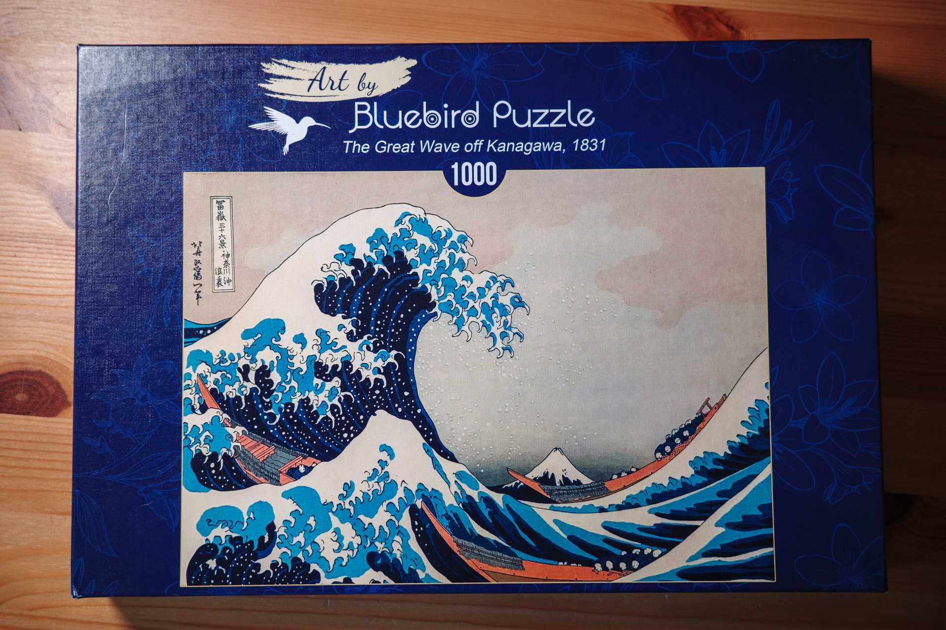 Puzzle Bluebird "Wielka fala" Hokusai, 1000 elementów