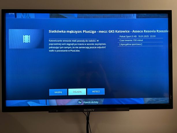 Telewizor LCD Sony 32 cale + uchwyt