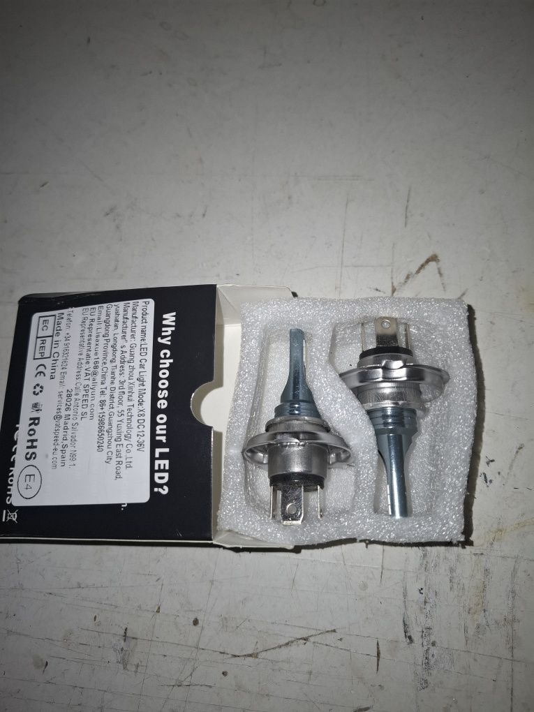 Żarówki LED H4 6000k 2szt.