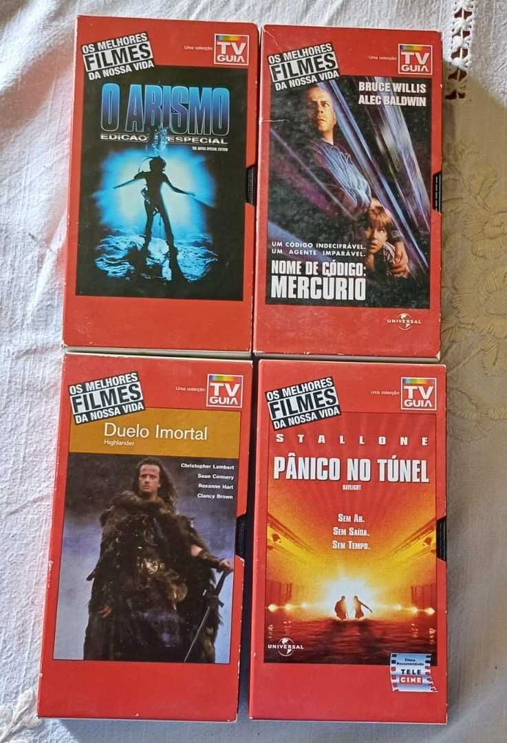 Lote VHSs em bom estado completamente funcionais