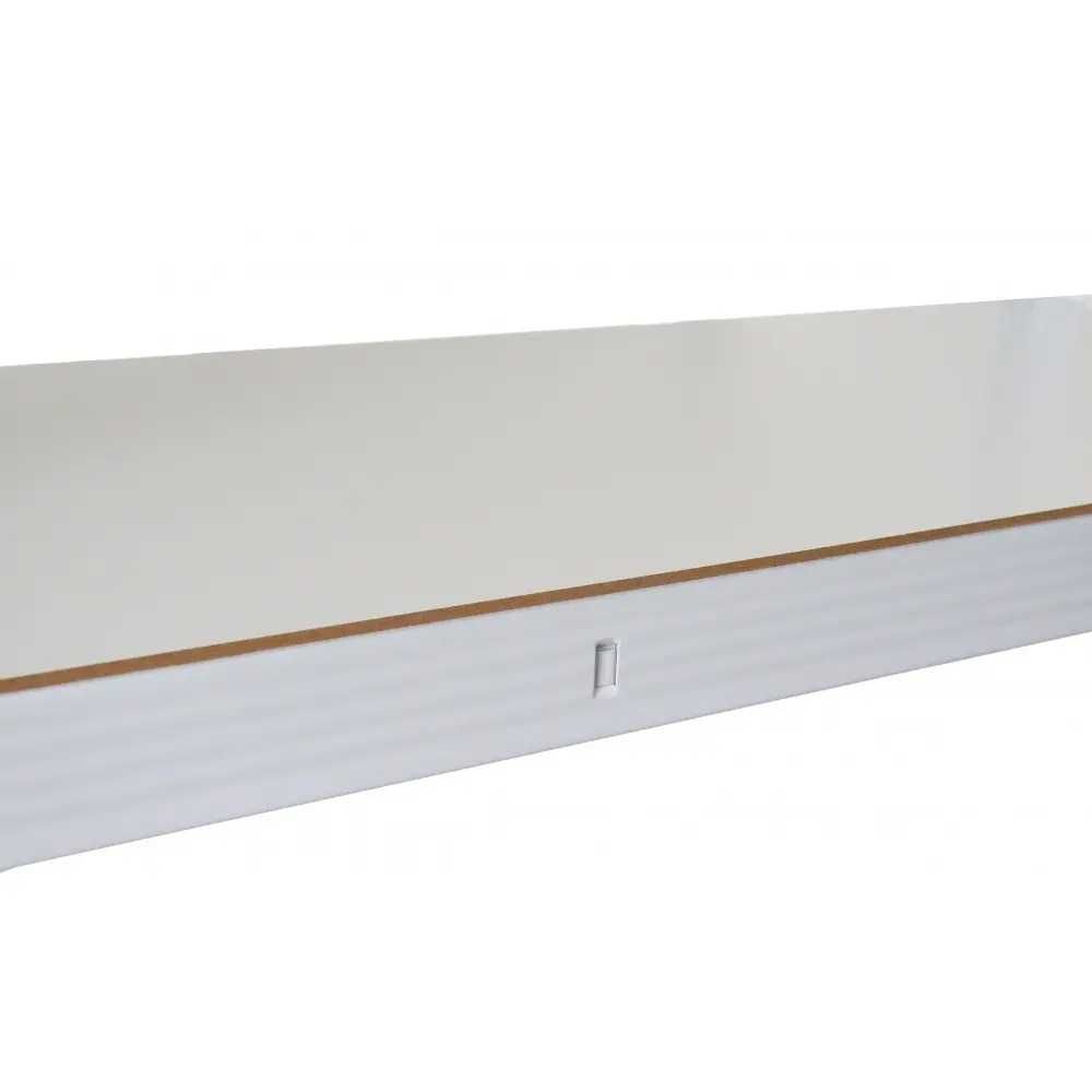 Белый металлический стеллаж 180х90х40 см/Полки для склада/Етажерка