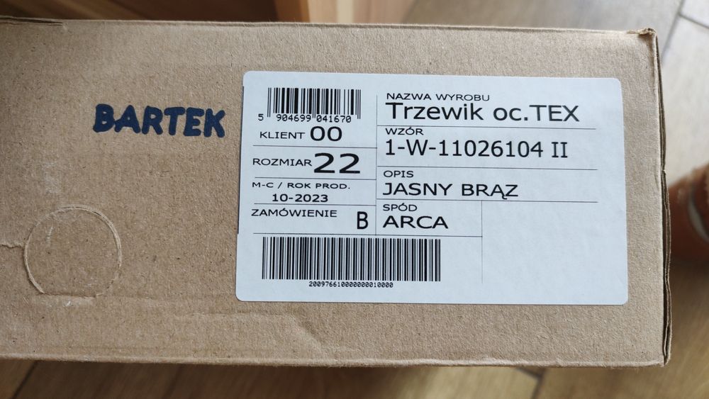 Buty zimowe Bartek rozmiar 22