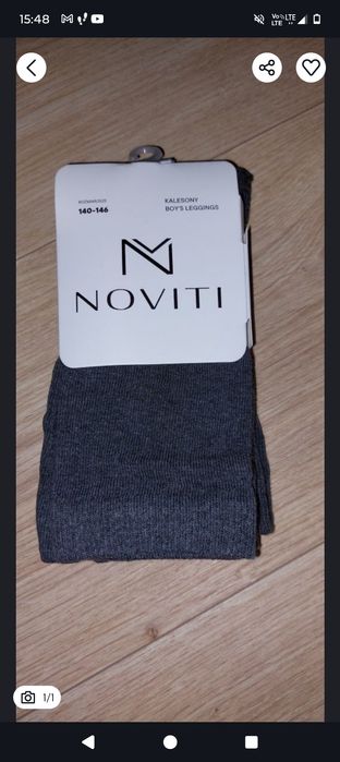 Kalesony bawełniane - grafitowy 140/146