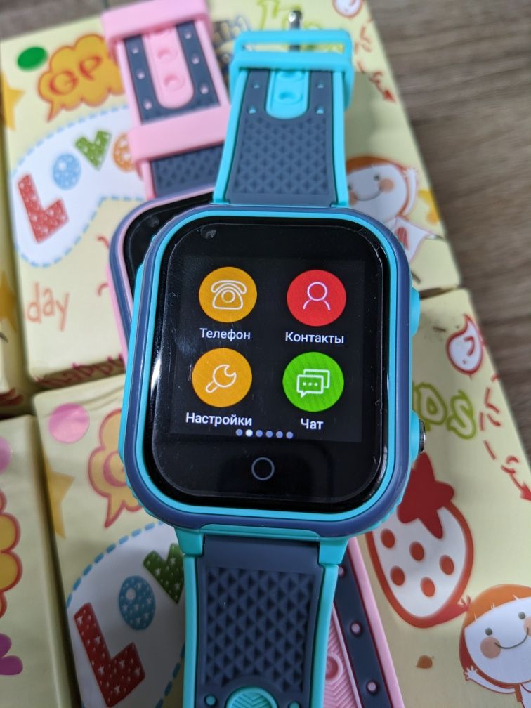 Детские смарт часы LT21 Видеозвонок 4G/Wi-Fi/GPS/IP67/650mah