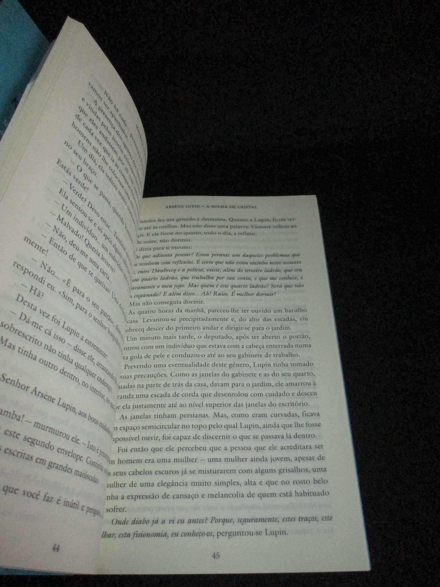 Livro A Rolha de Cristal Maurice Leblanc