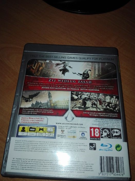 Assassin's Creed II PS3 Playstation 3 Polska wersja