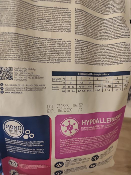 Karma Exclusion Hypo Allegenic