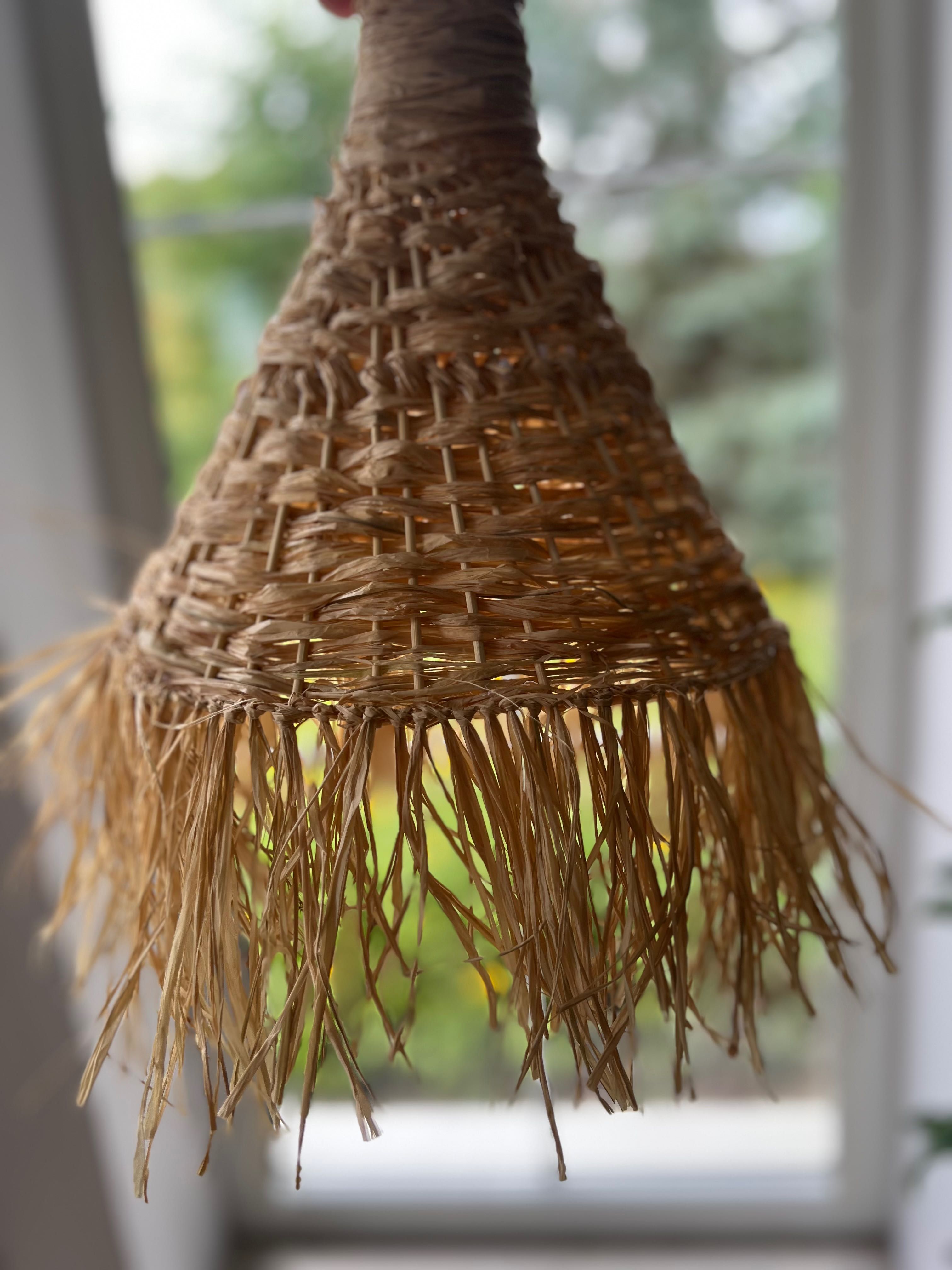 Abażur lampy boho