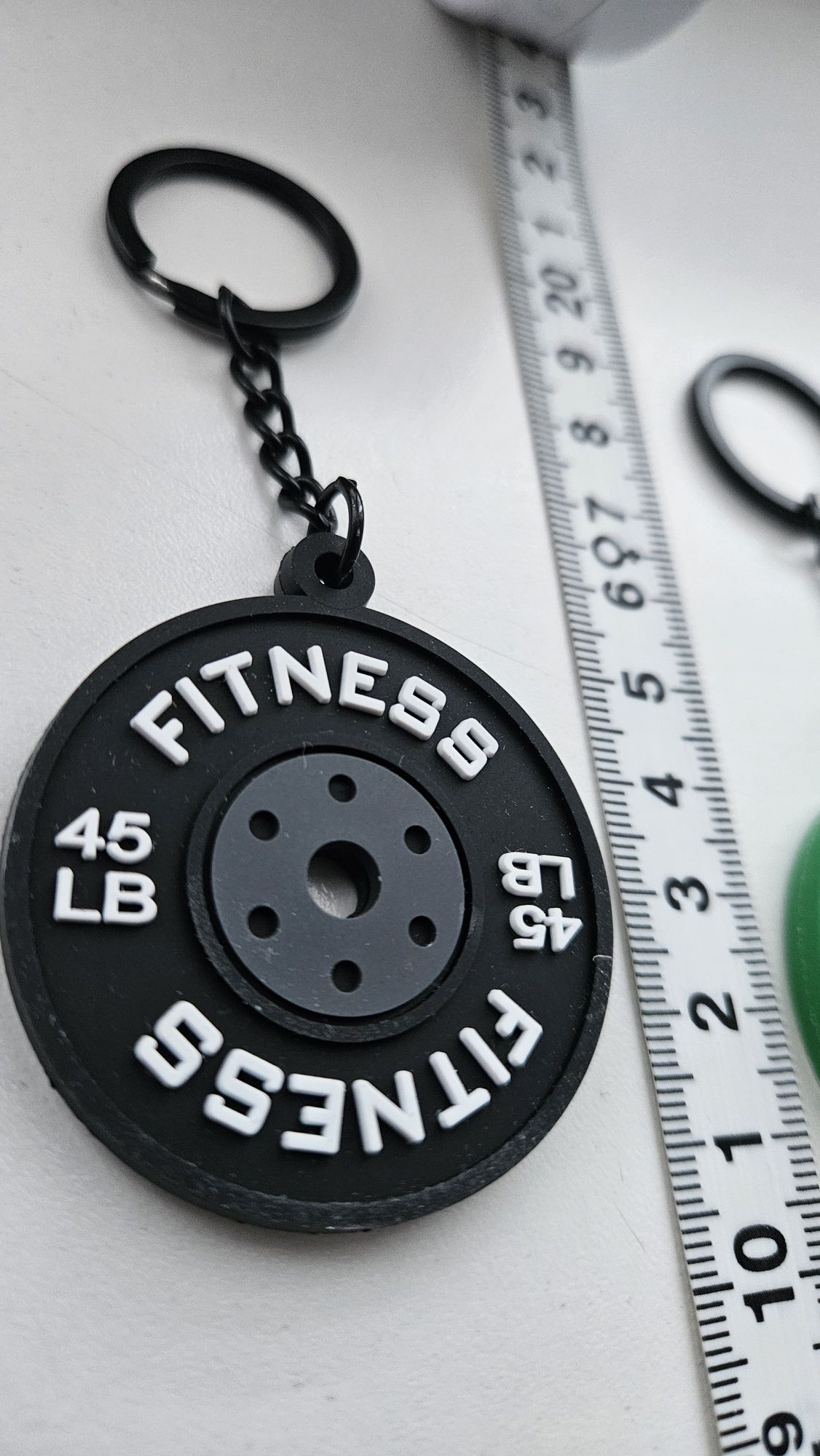Breloczek fitness siłownia wisiorek talerz kg crossfit gym