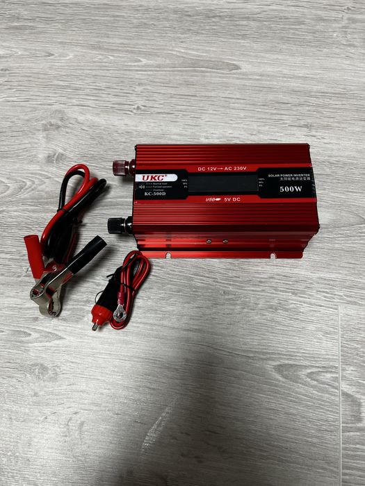 Перетворювач (інвертор) AC/DC KC-500D 500W + LCD