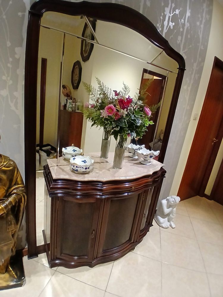 Movel de entrada com espelho