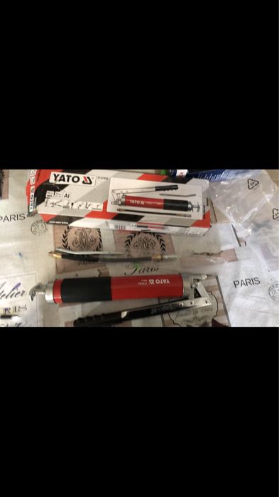 Шприц для смазки двоплунжерний yato yt-07042