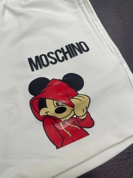 РАСПРОДАЖА -40% Женские шорты Moschino S-L белый лето качество-LUX