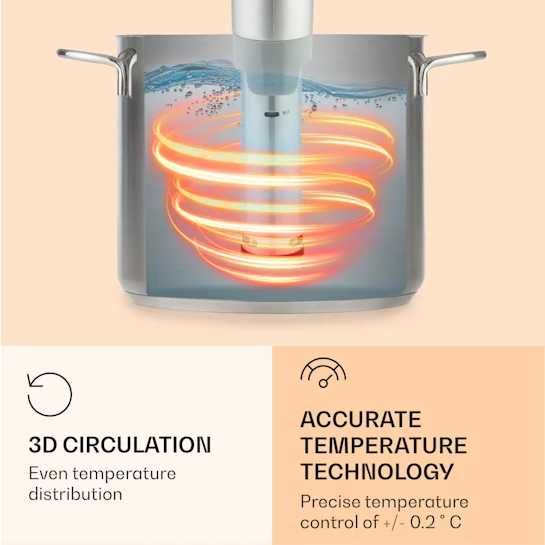 Cyrkulator do gotowania sous-vide Quickstick Flex