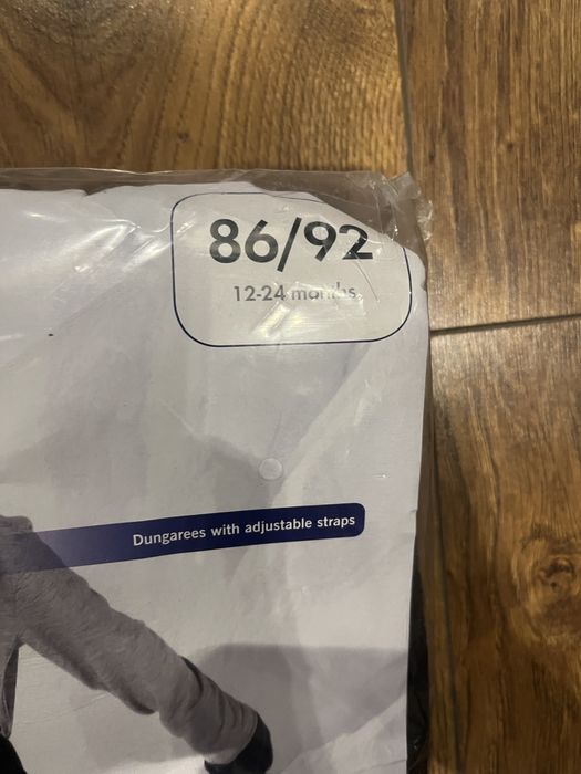 Nowe spodnie zimowe Lupilu 86/92 czarne z metką