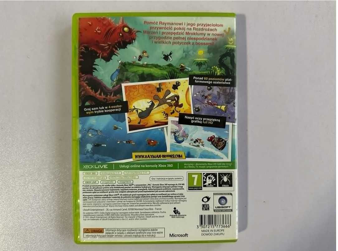 Rayman Origins-WYD-POLSKIE (XBOX 360)
