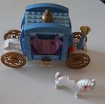 Carruagem, cavalo e princesa Lego