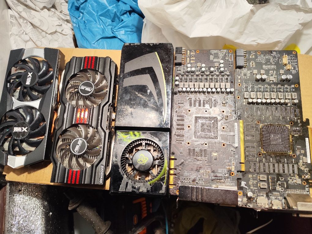 Лот Платы видеокарт охлаждения Gtx 770, 680, 670, 560, г9 270х (Лот