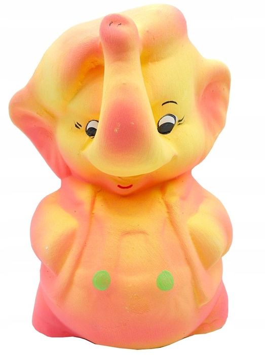 skarbonka słodki słonik w czapce ceramika polska 16x10cm