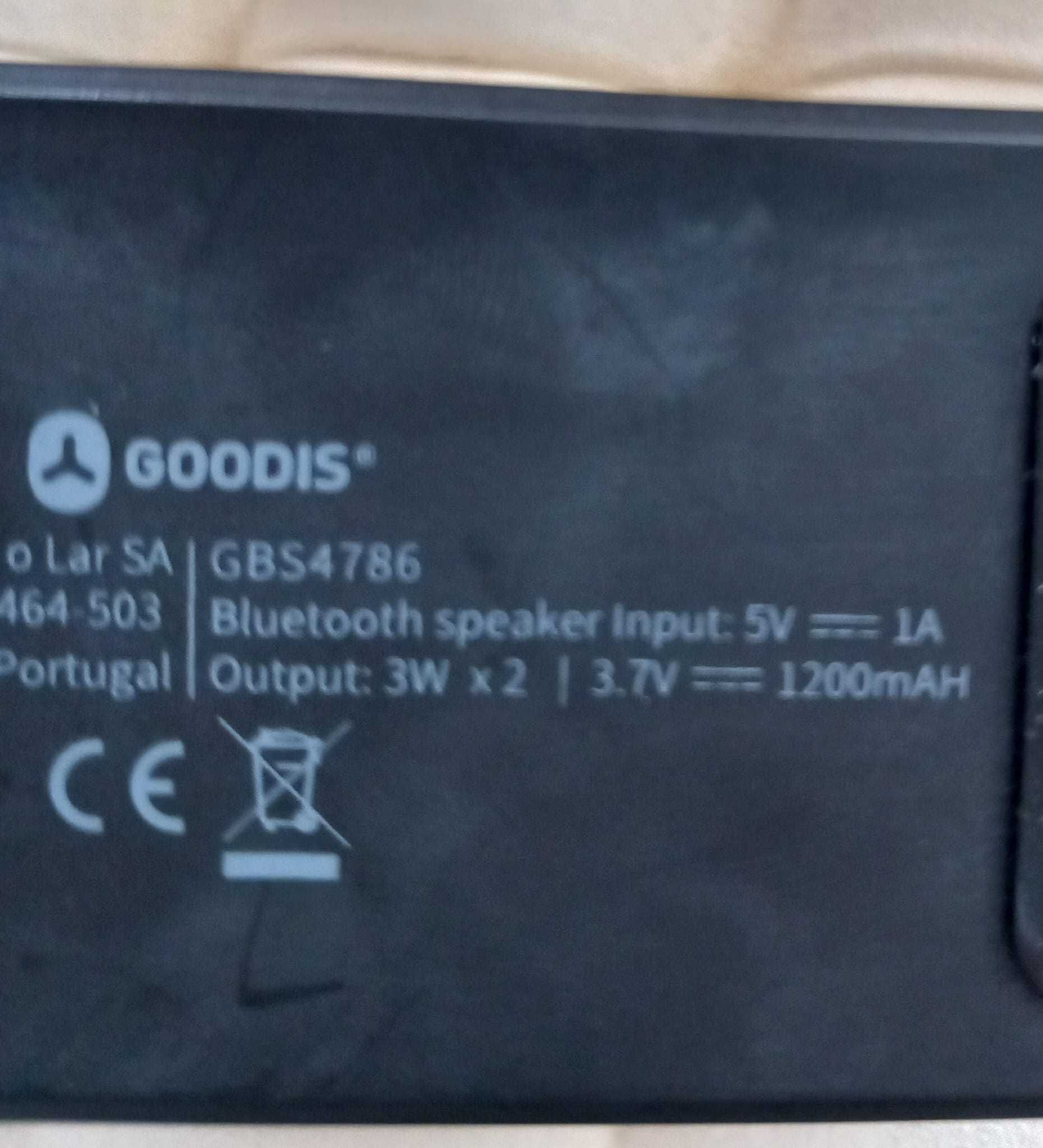 Coluna Bluetooth Goodis GBS4786