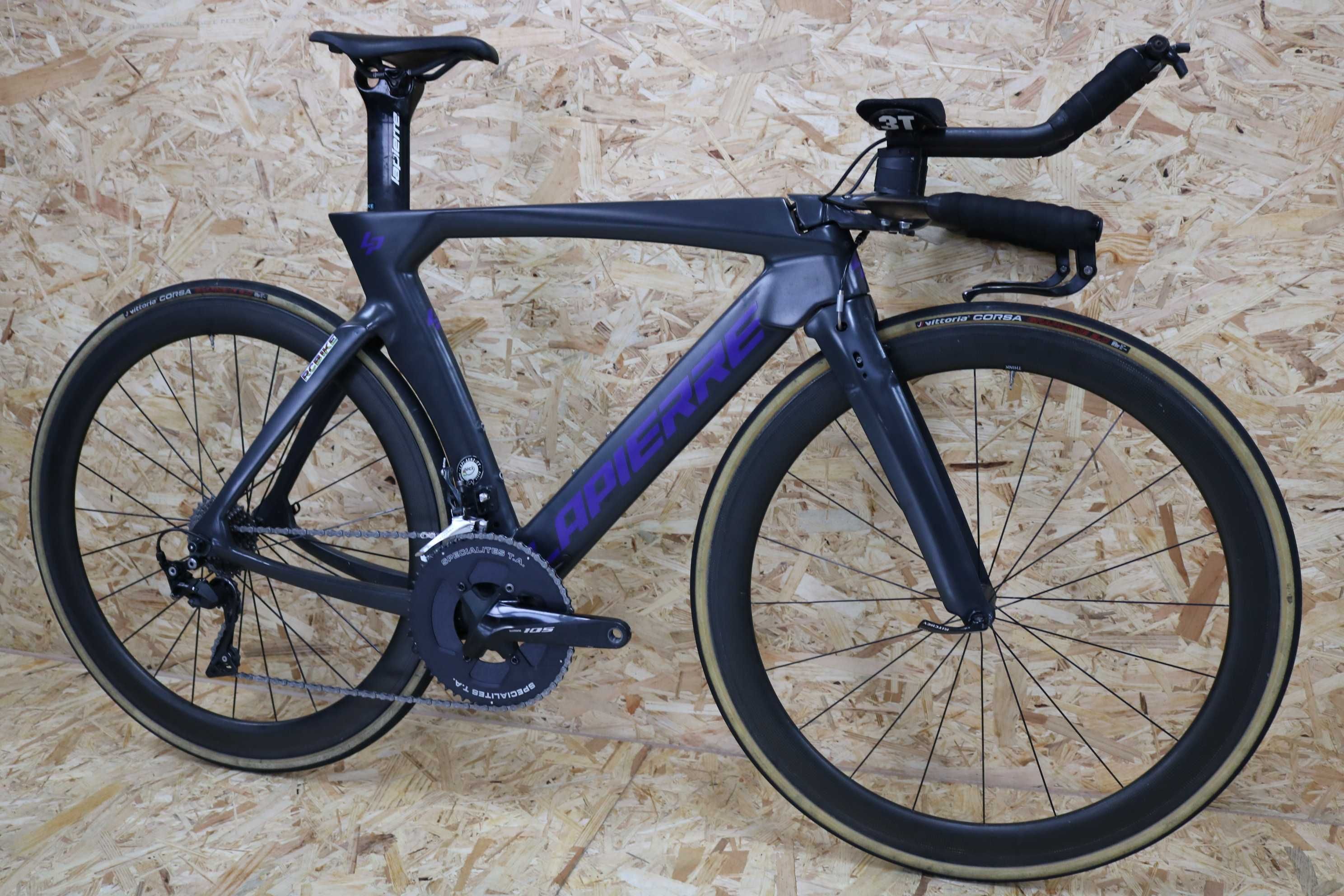 Bicicleta TT/Triatlo Lapierre Aerostorm carbono - 11v - Rodas carbono