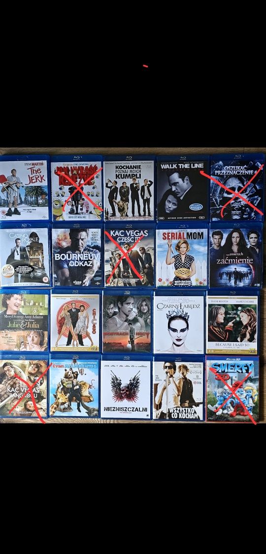 Filmy blu-ray wydanie polskie lub z polskimi napisami.