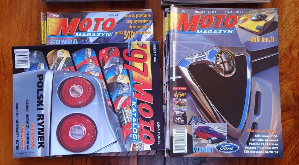 Magazyn motoryzacyjny Moto Magazyn 38 nrów + książka Samochody Marzeń