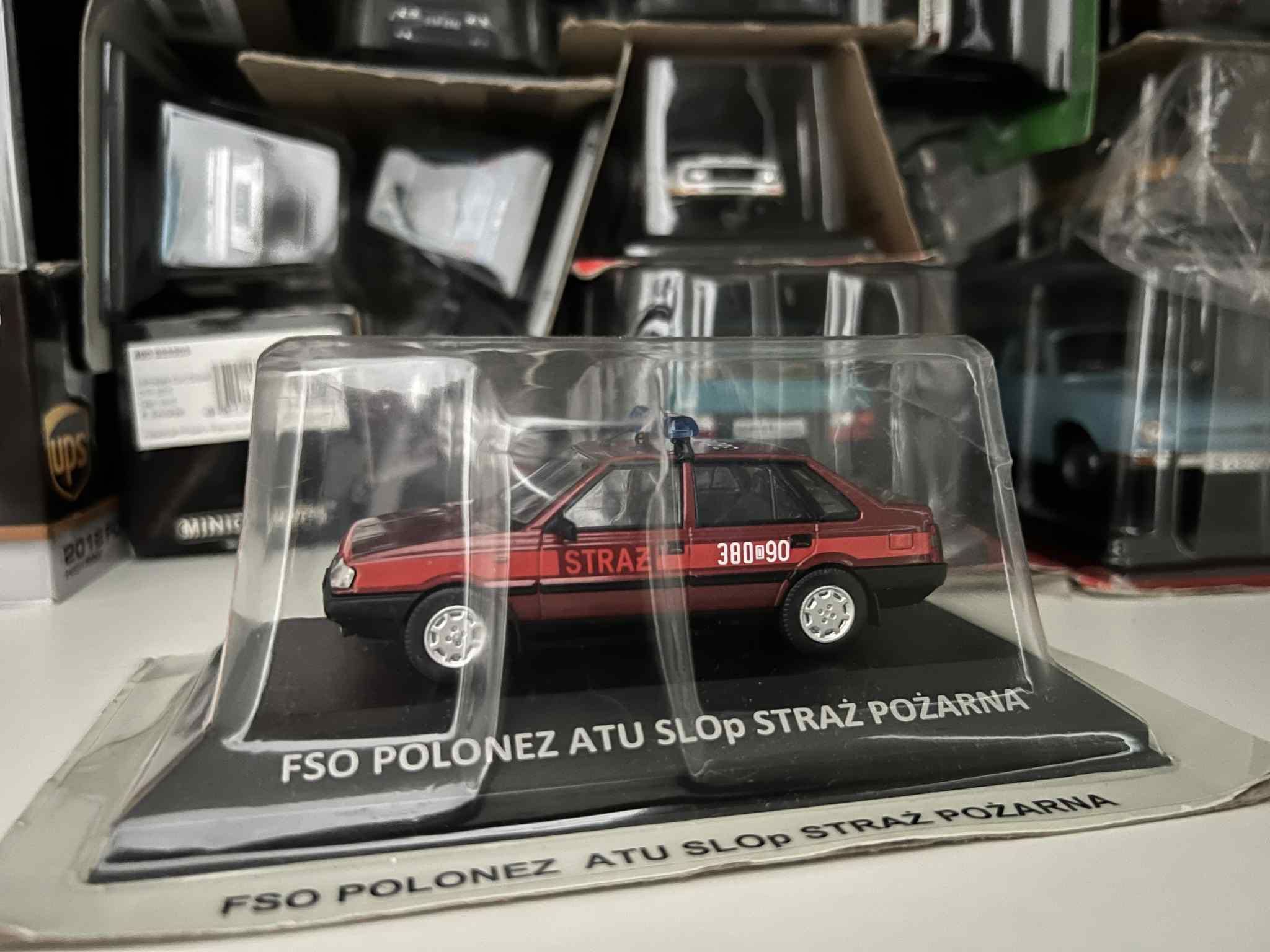 FSO Polonez ATU SLOp Straż Pożarna 1:43 DeAgostini Legendy FSO