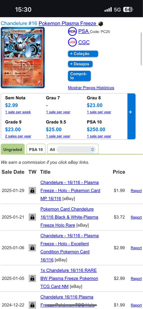 Cartas de Pokemon