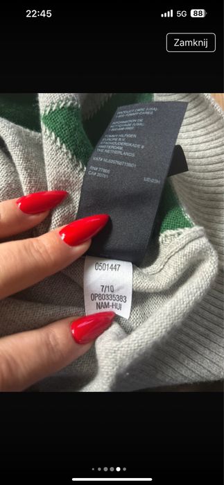 Kamizelka kaszmir firmy Tommy Hilfiger