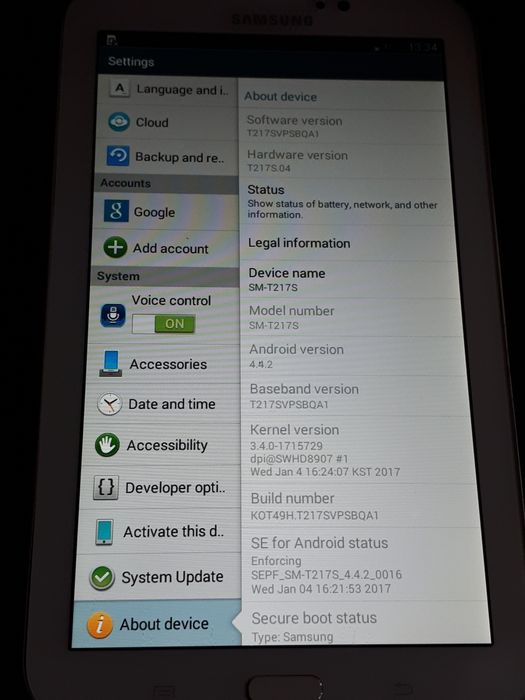 Samsung Galaxy Tab 3 SM-T217  " 16Gb