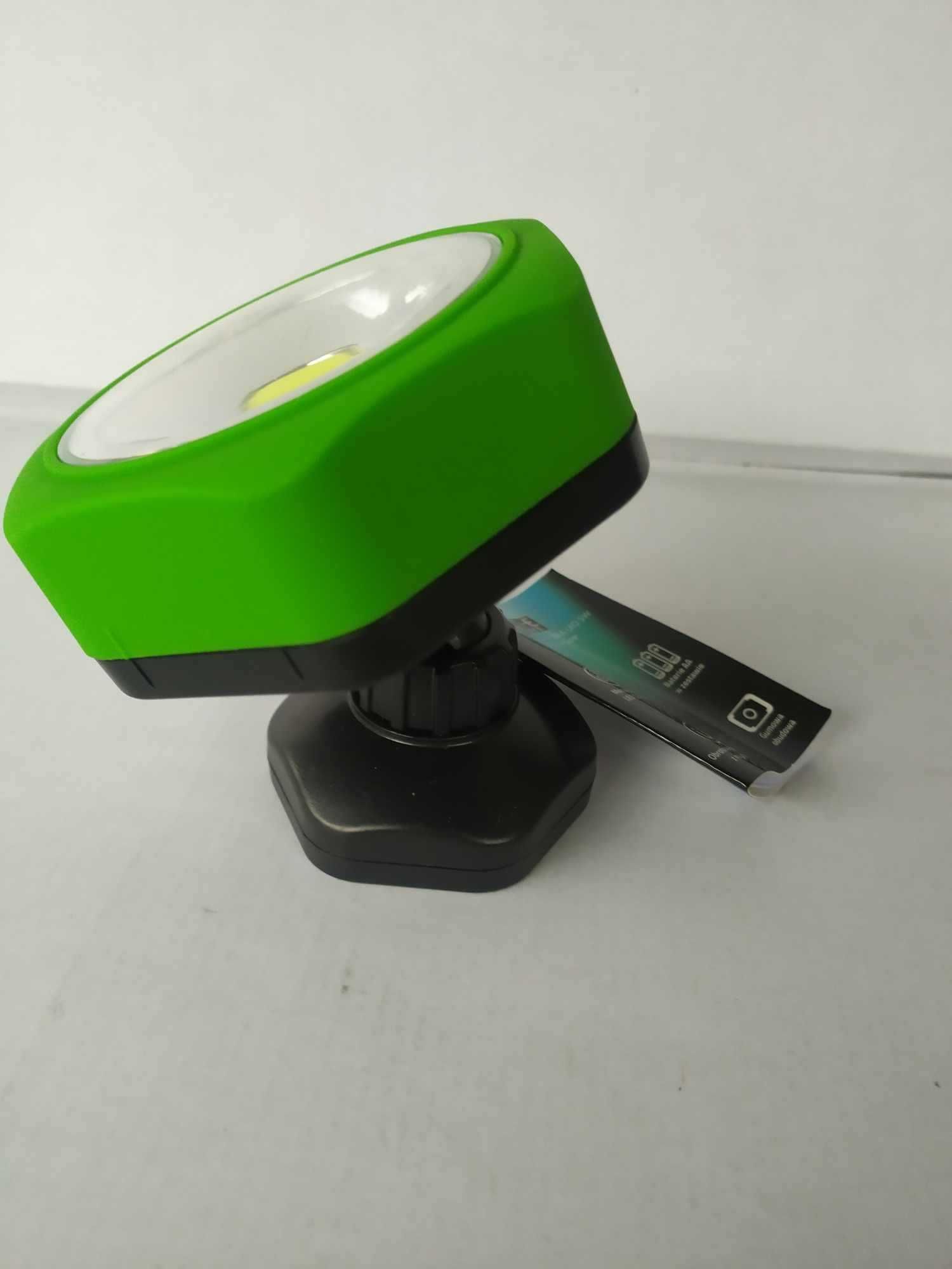 Lampa warsztatowa LED 5W zielona z magnesem