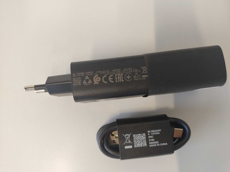 Ładowarka Motorola TurboPower 33W USB-A + Kabel USB-C | GWARANCJA