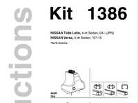 Thule kit 1386 Nissan Tiida Latio Versa